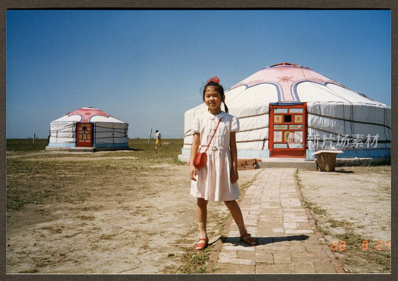 20世纪80年代中国小女孩的真实生活照片