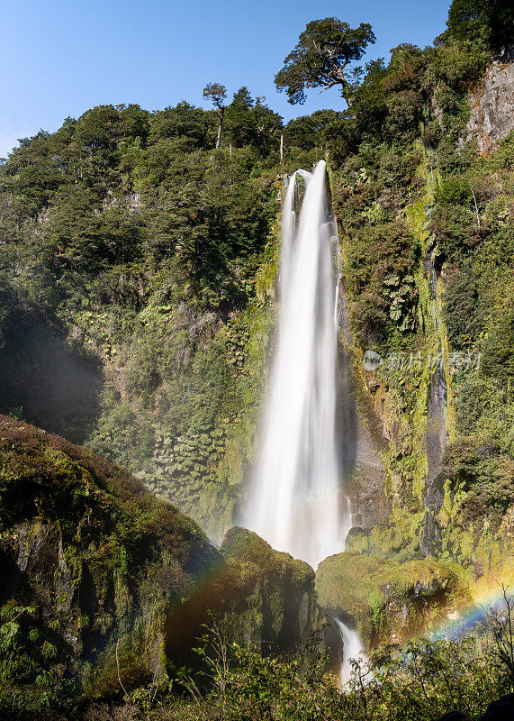 普孔比利亚里卡国家公园的瀑布