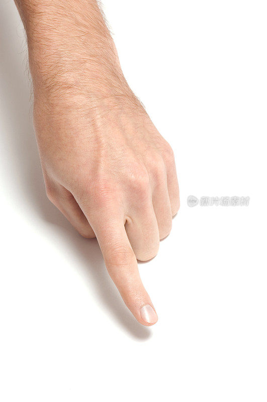 指男性的手