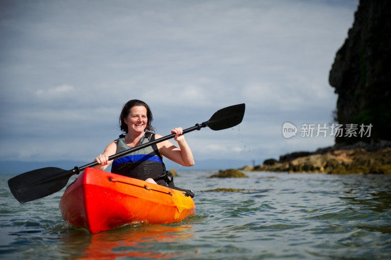 kayak的女人