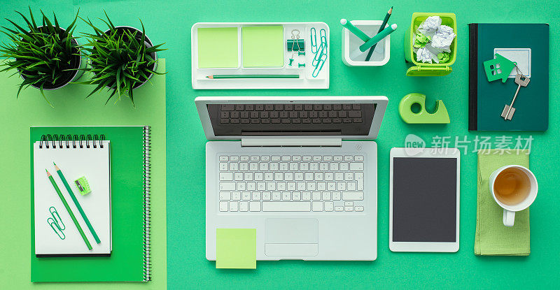绿色创意桌面