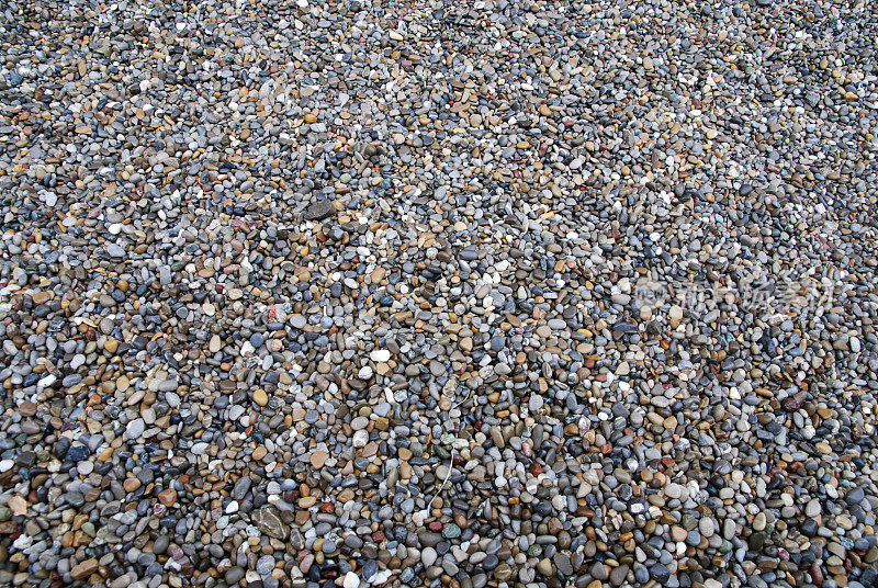 成千上万的鹅卵石