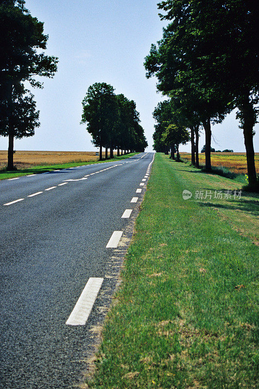 空无一人的道路