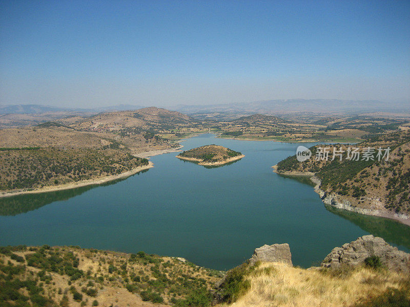 帕加马(Bergama)湖。Kestel大坝。