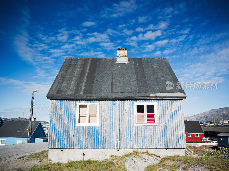 格陵兰努克木屋外观