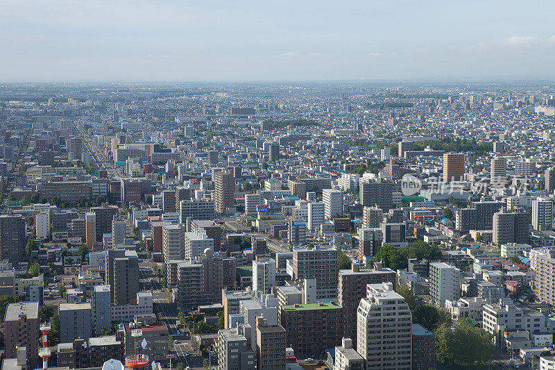 日本札幌天际线