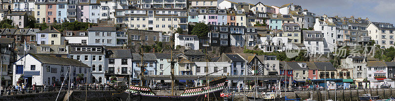 Brixham,德文郡。英国的海边小镇