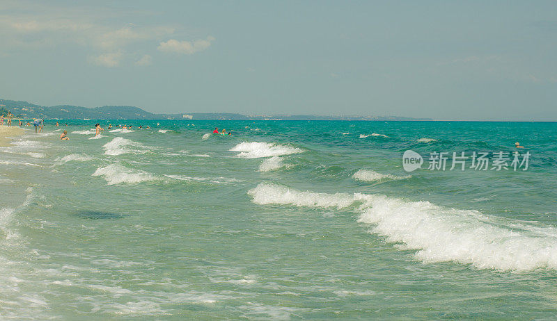 夏天海滩希腊