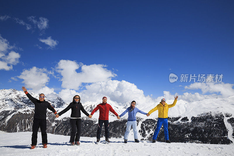 雪滑雪