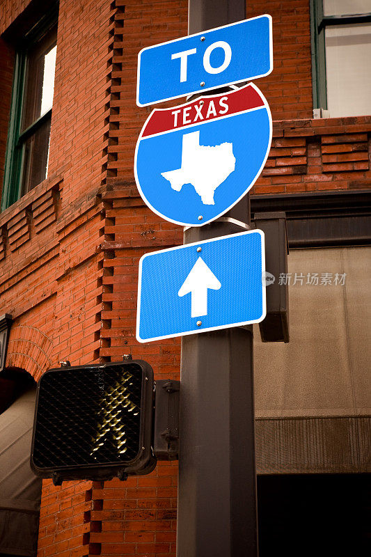 德克萨斯州州际公路标志