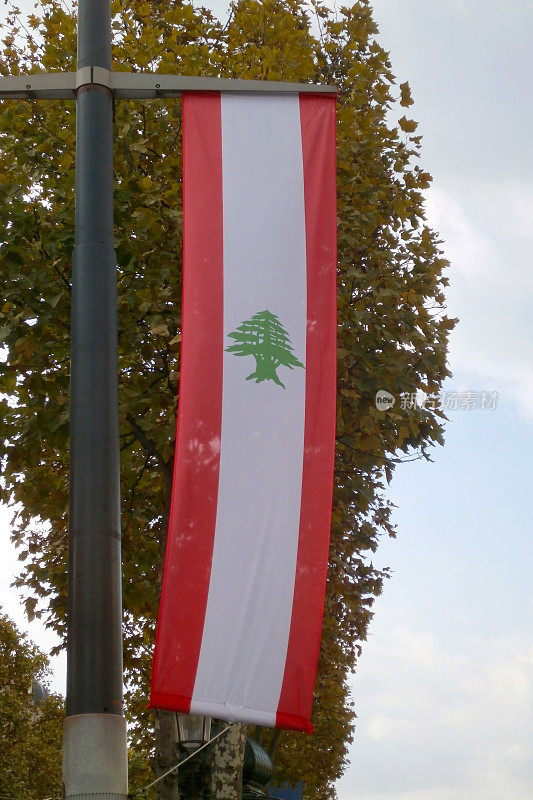 黎巴嫩的旗帜