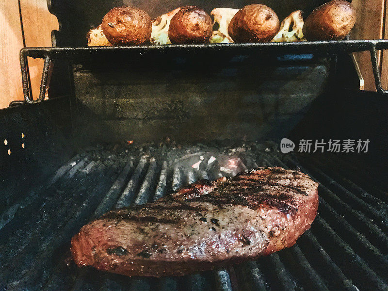 牛肉上西冷牛排肉烤烧烤