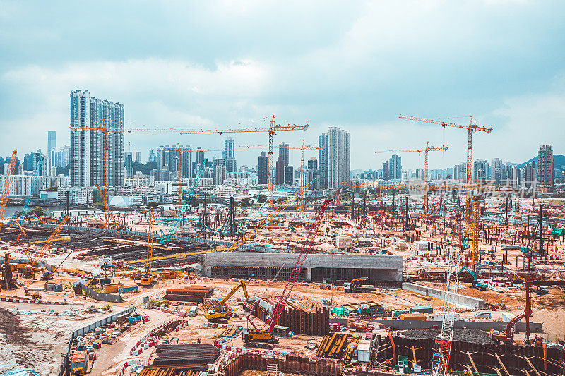 香港启德建筑地盘