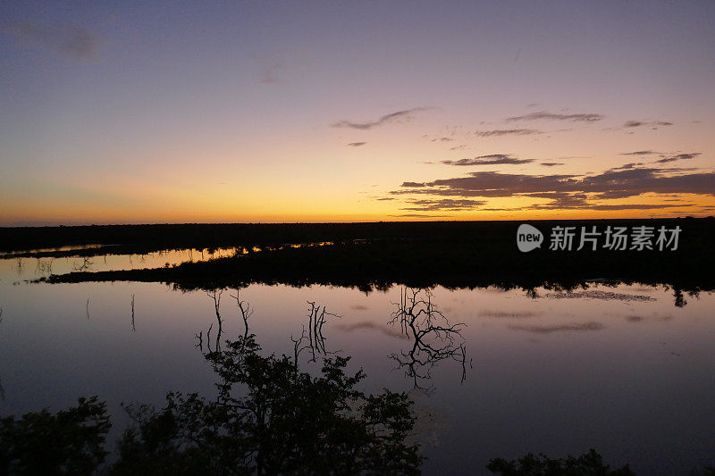 莫帕尼先驱大坝，克鲁格国家公园，南非