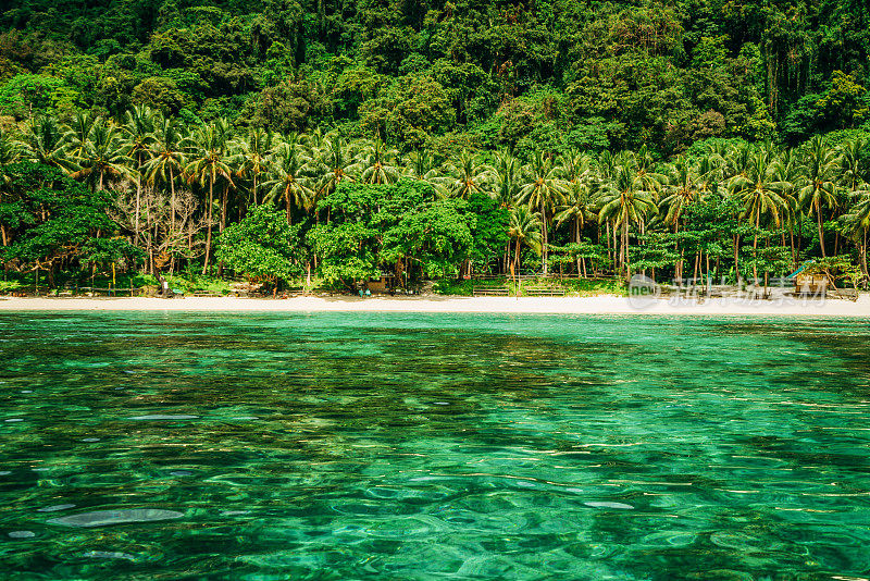 绿松石海，厄尔尼多，巴拉望，菲律宾