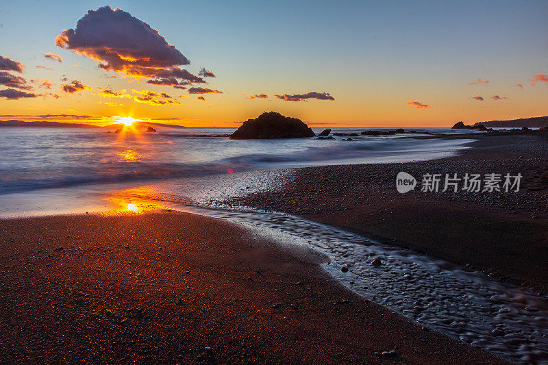 松布里奥海滩日落