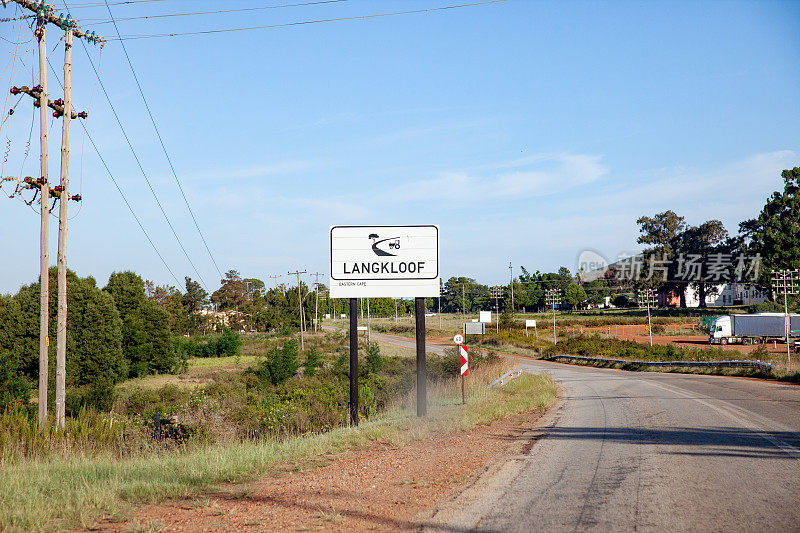 Langkloof山谷路标