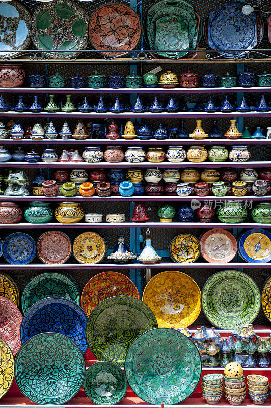 陶瓷在Chefchaouen