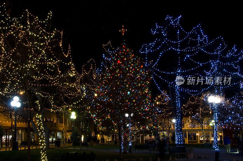 圣达菲广场圣诞树