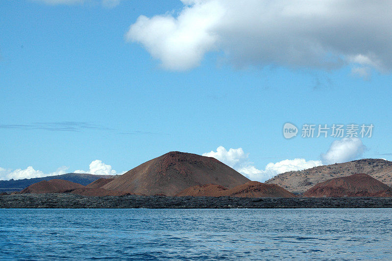 加拉帕戈斯群岛的火山渣锥