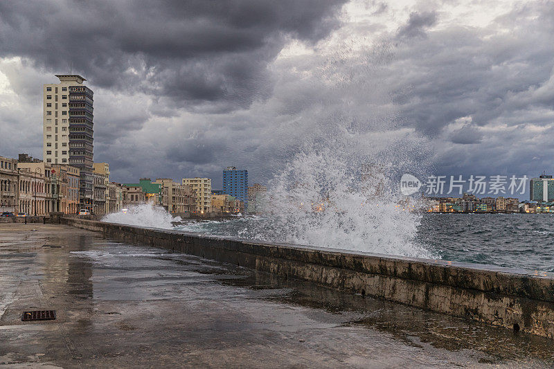 古巴的哈瓦那海滨