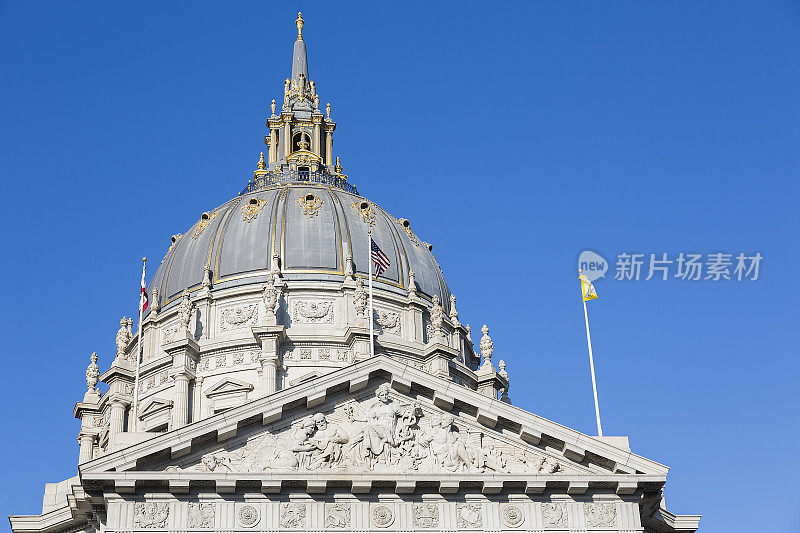 旧金山市政厅特写