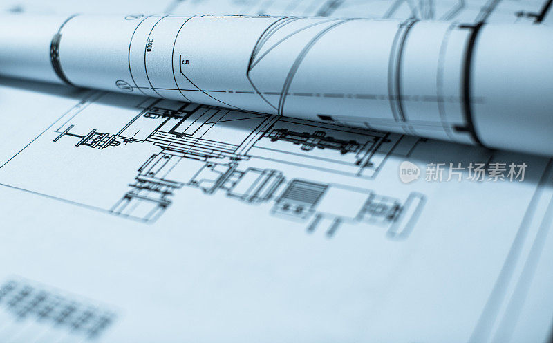 建筑蓝图-建筑行业文书工作