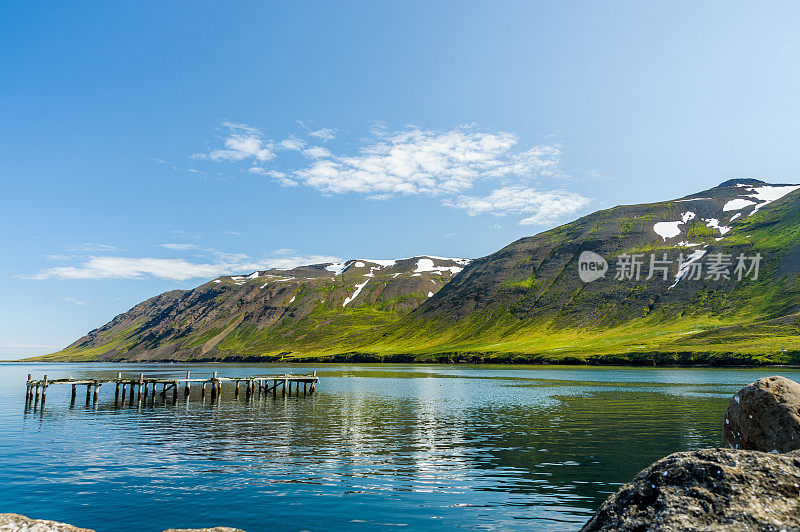 冰岛的北极峡湾