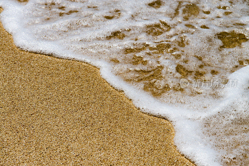 沙子和水