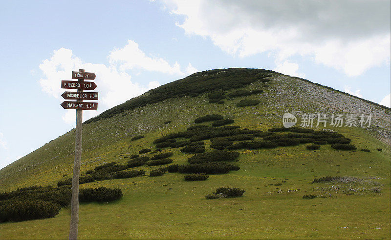 徒步旅行路标