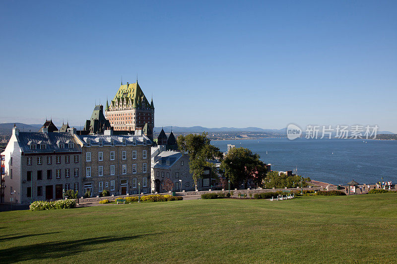 芳堤纳克城堡和加拿大魁北克城