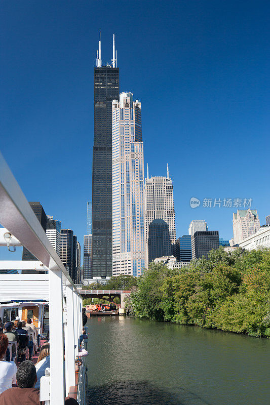 芝加哥建筑船之旅。