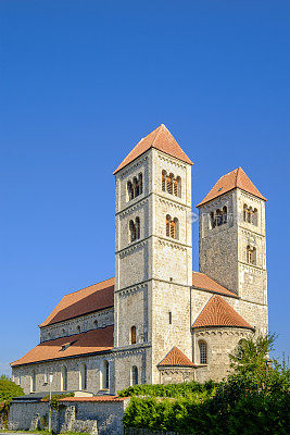 Altenstadt，老Schongau，圣迈克尔大教堂，13世纪(德国巴伐利亚的浪漫之路)