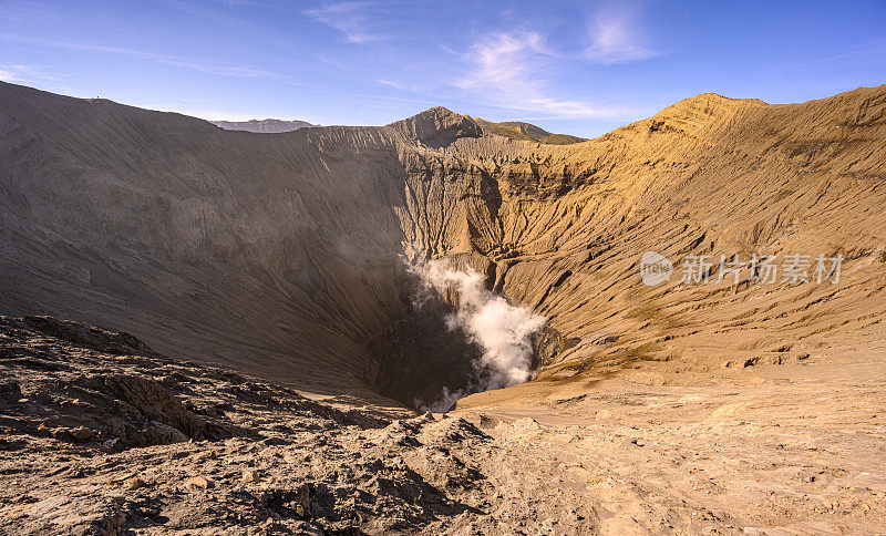 印度尼西亚的布罗莫火山口