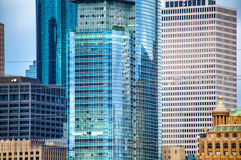 城市市中心的摩天大楼