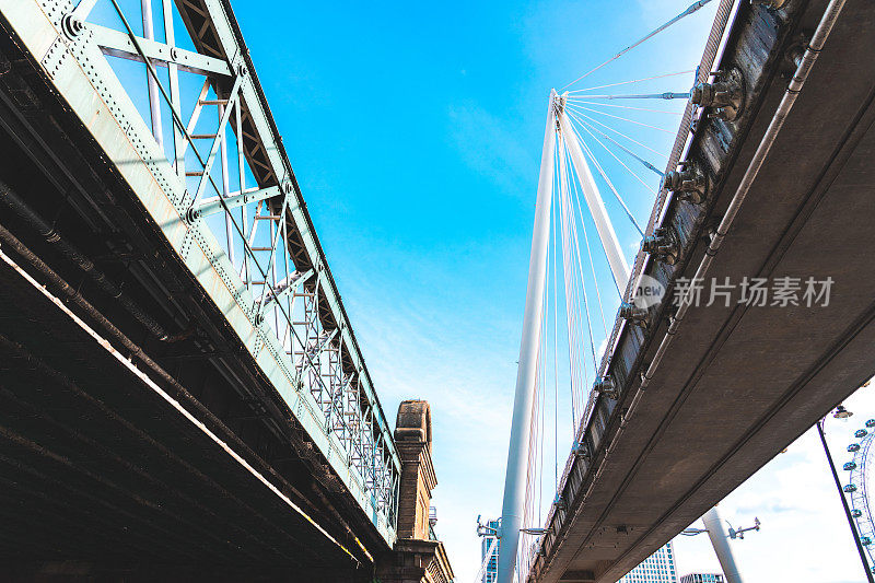 金禧桥在伦敦，英国的观点
