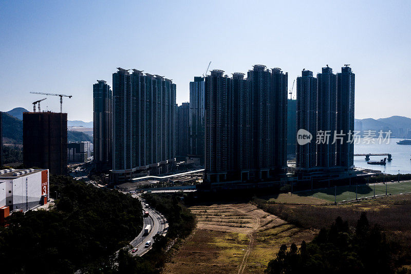 位于香港将军澳的高层住宅大厦