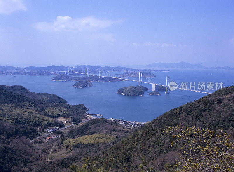 爱媛县今张市西濑东高速公路黑岛海京桥