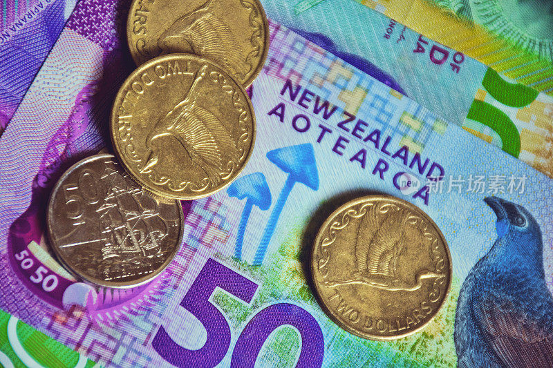 新西兰元货币背景
