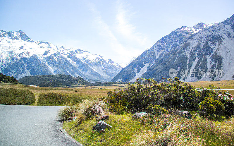 新西兰:库克山和马尔特布朗山脉