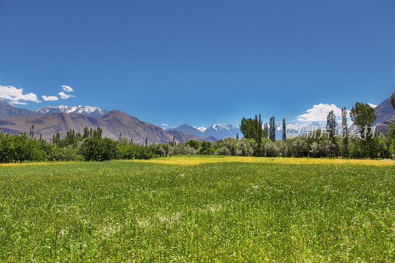 喀喇昆仑山脉风景摄影，吉尔吉特-巴尔蒂斯坦，巴基斯坦