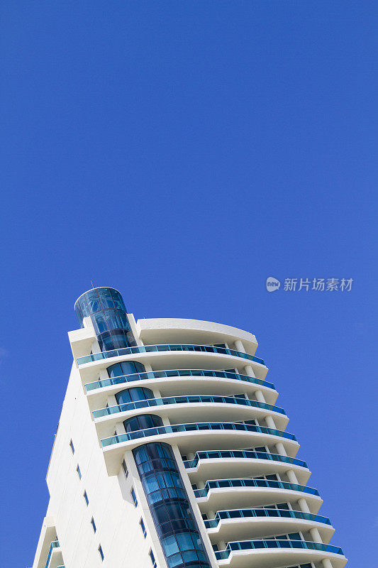 海洋驱动器的装饰艺术建筑在迈阿密海滩，南海滩，美国佛罗里达州