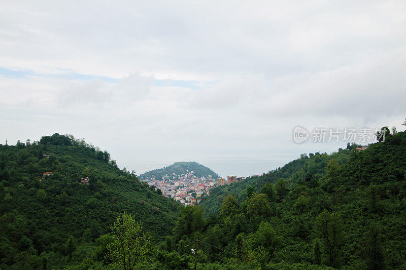 土耳其吉雷孙市的全景。