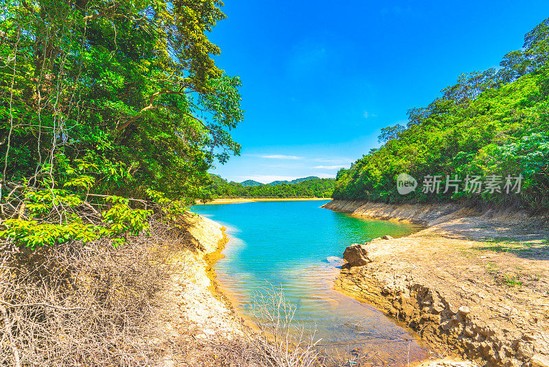 香港金山郊野公园水塘