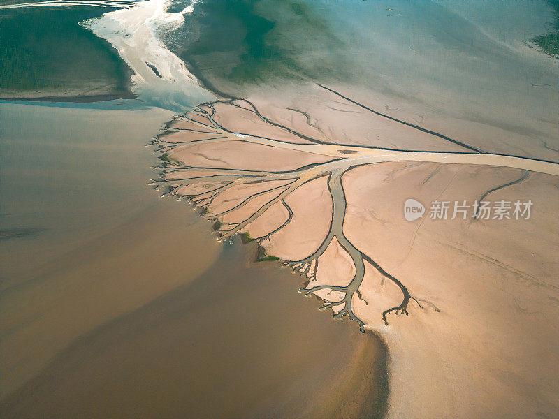 中国江西鄱阳湖干旱景象