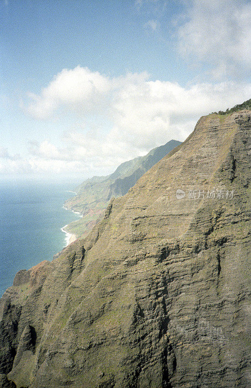 夏威夷海滩海岸线电影照片