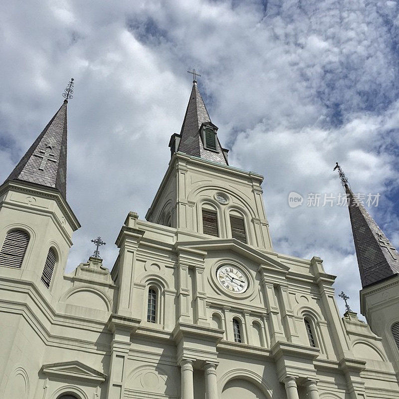 圣路易斯大教堂，新奥尔良，路易斯安那州
