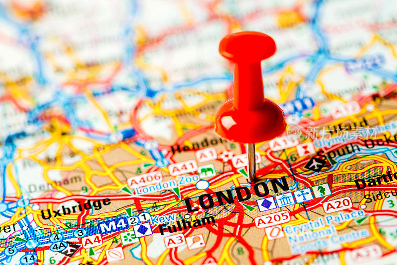 欧洲城市地图系列:伦敦