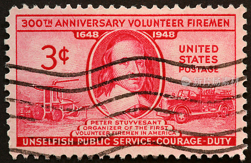 志愿消防队员邮票