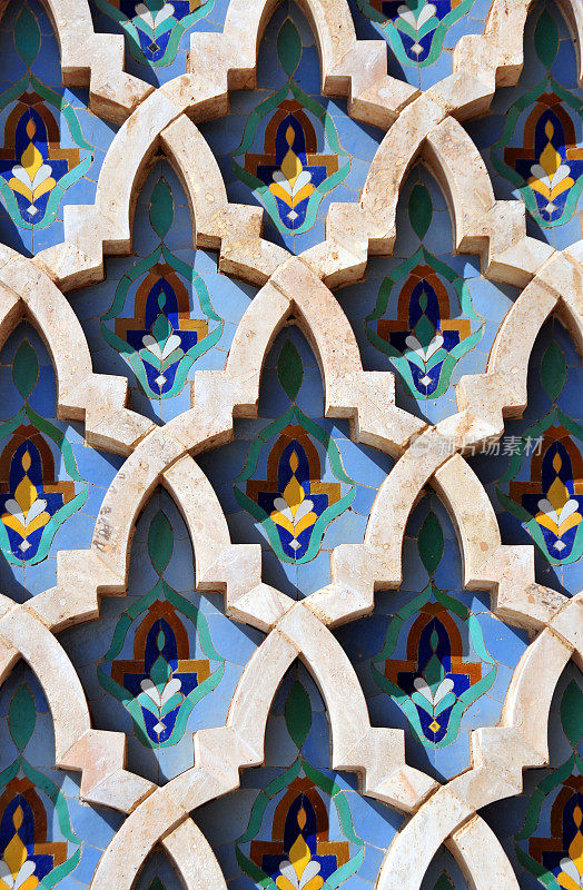 摩洛哥瓷砖，zellij马赛克